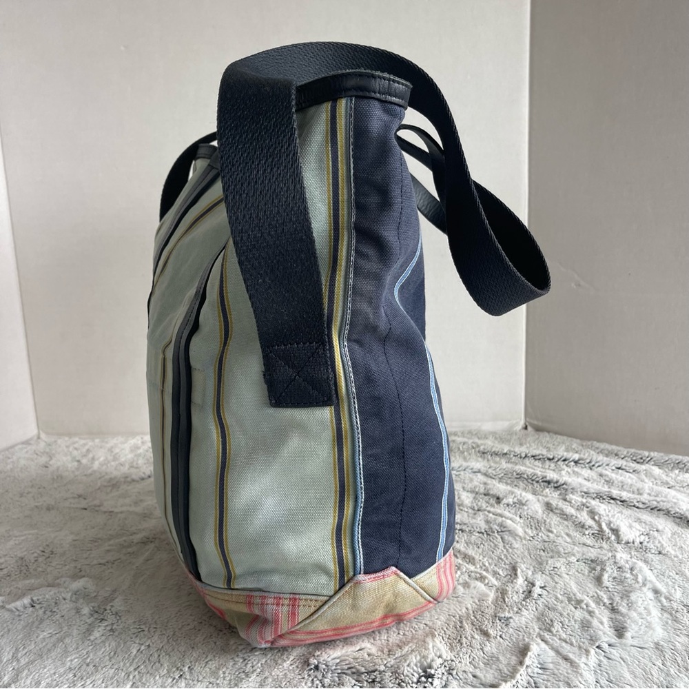 Paul Smith Navy and Tan Striped  Bag - Picture 8 of 15